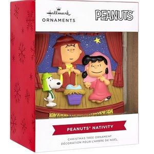 hallmark ornament peanuts nativity